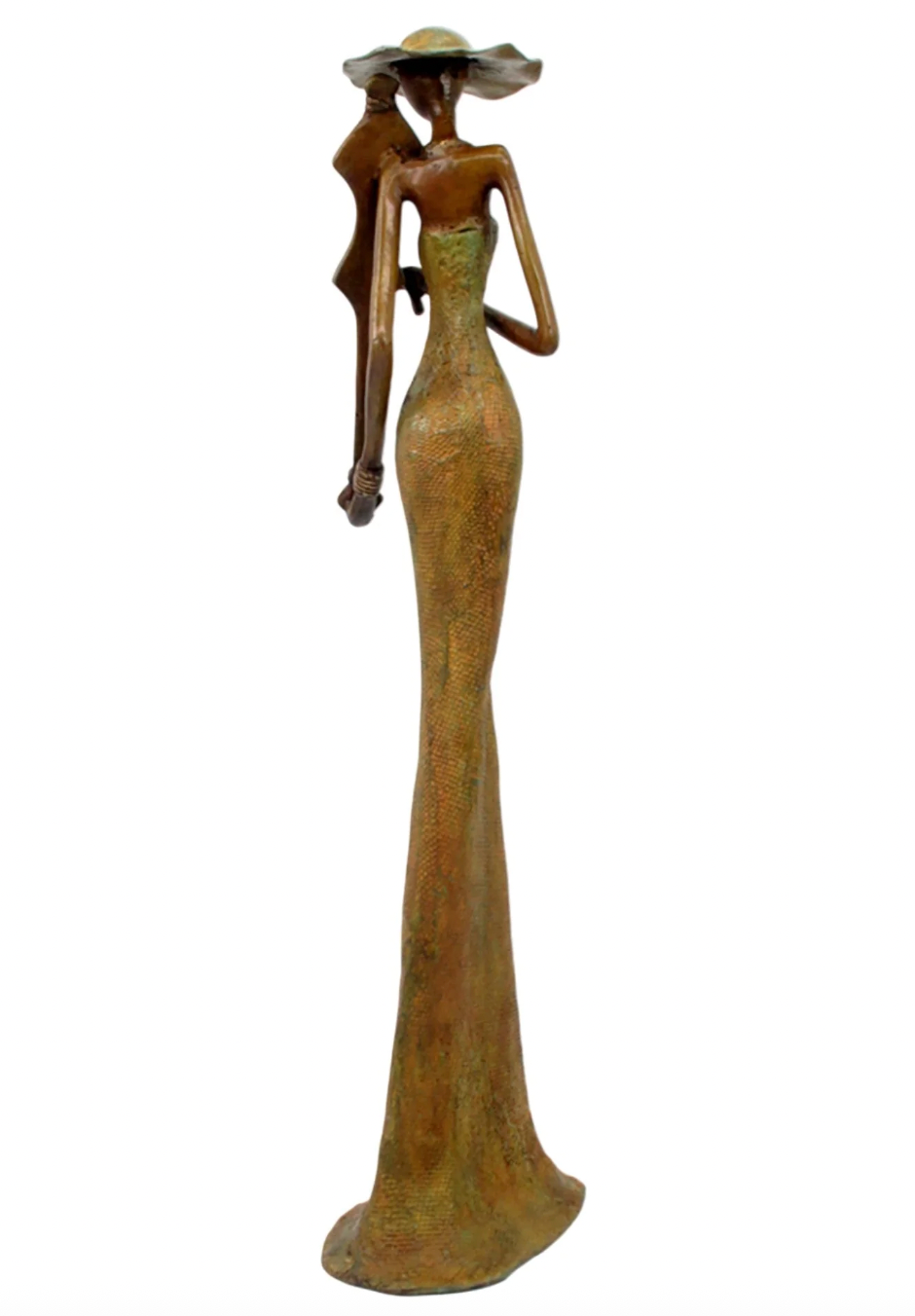 The Muse 20 - West African Bronze Statue