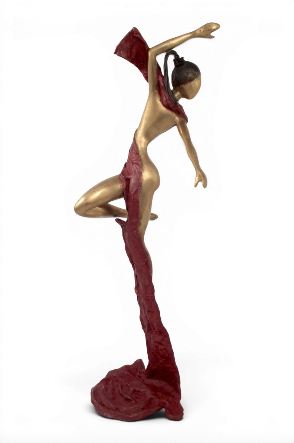 The Dancing Muse 07 - African Bronze Statue
