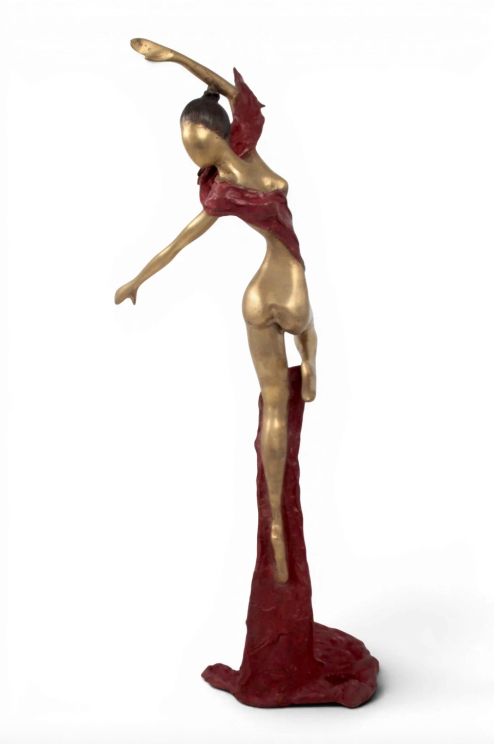 The Dancing Muse 07 - African Bronze Statue