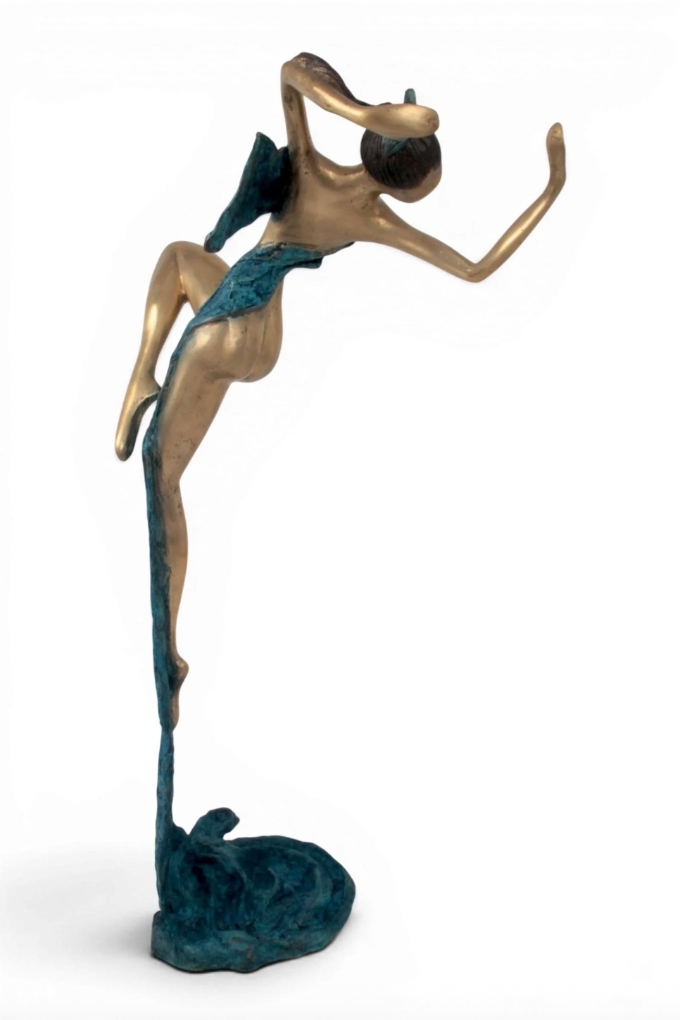 The Dancing Muse 08 - African Bronze Statue