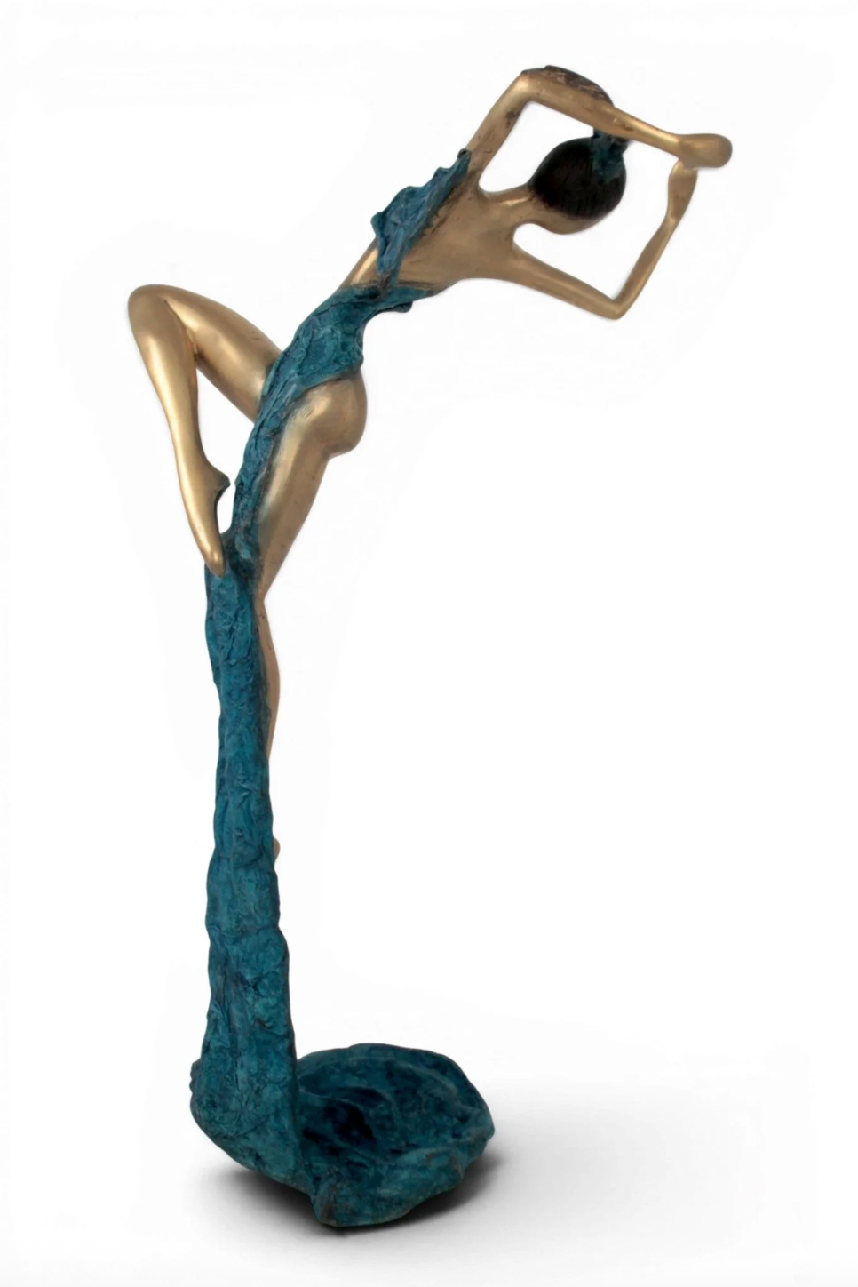The Dancing Muse 08 - African Bronze Statue