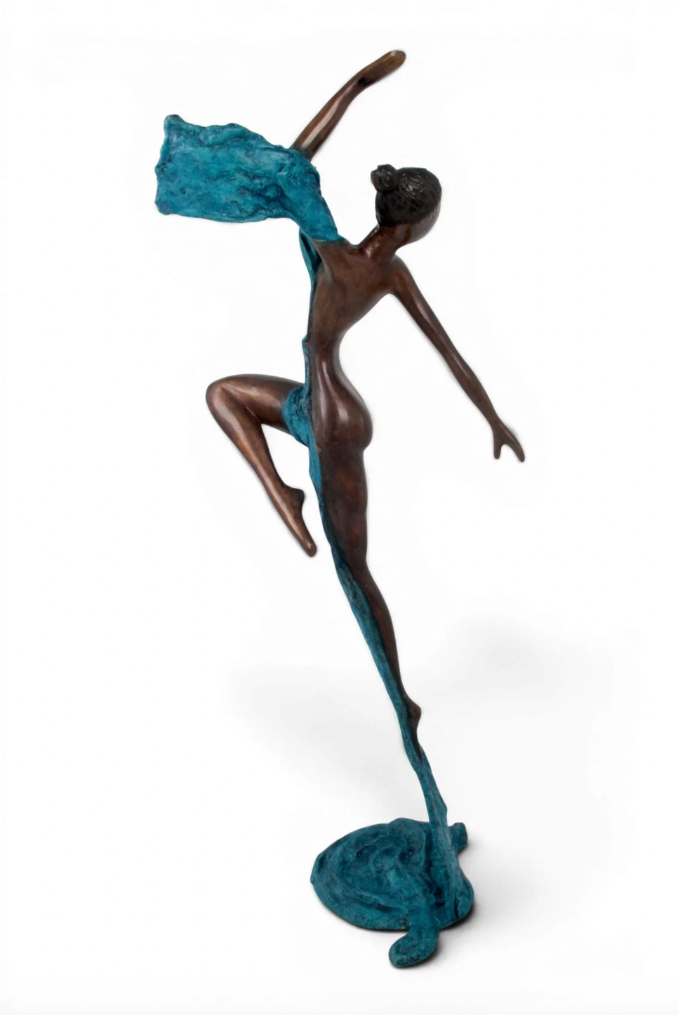 The Dancing Muse 09 - African Bronze Statue