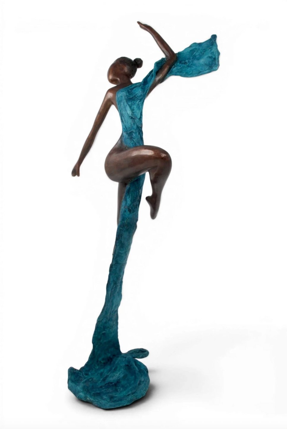 The Dancing Muse 09 - African Bronze Statue