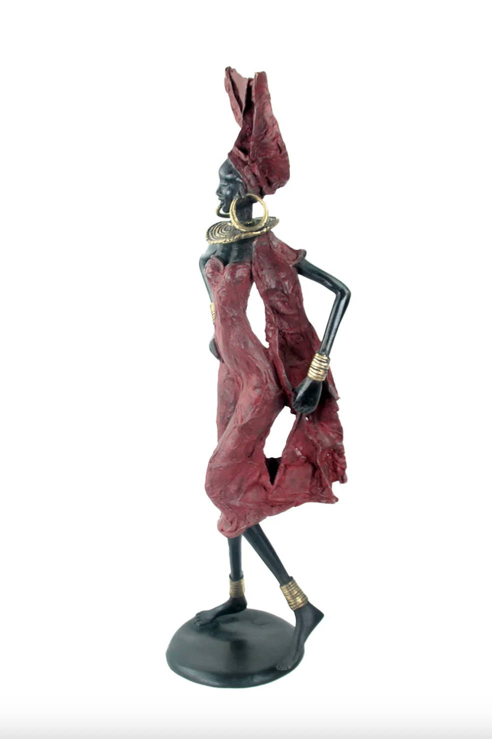 The Dancing Muse 11 - African Bronze Statue