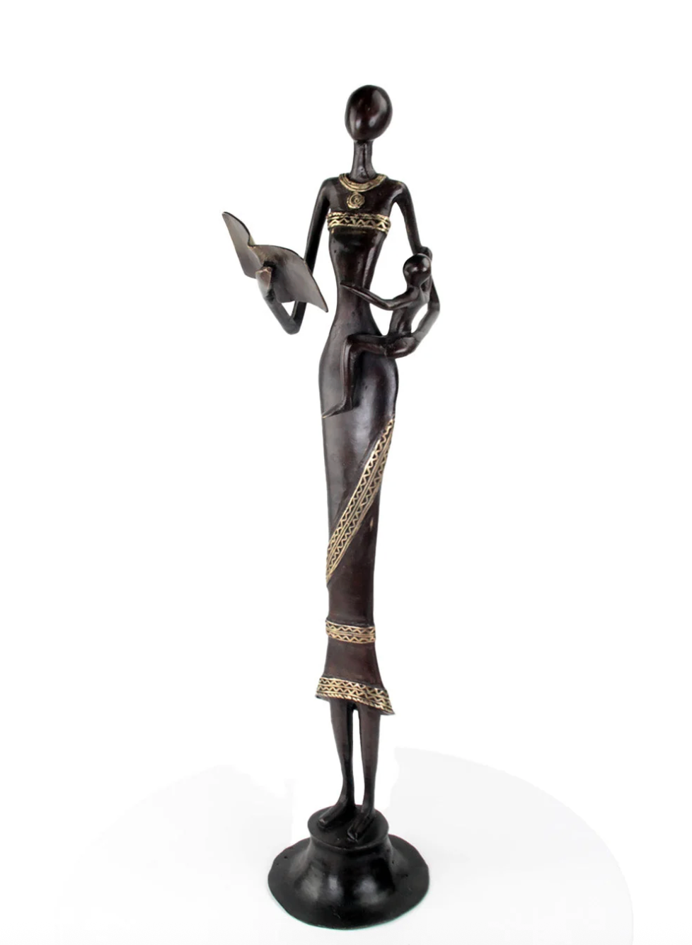 The Muse 30 - West African Bronze Statue