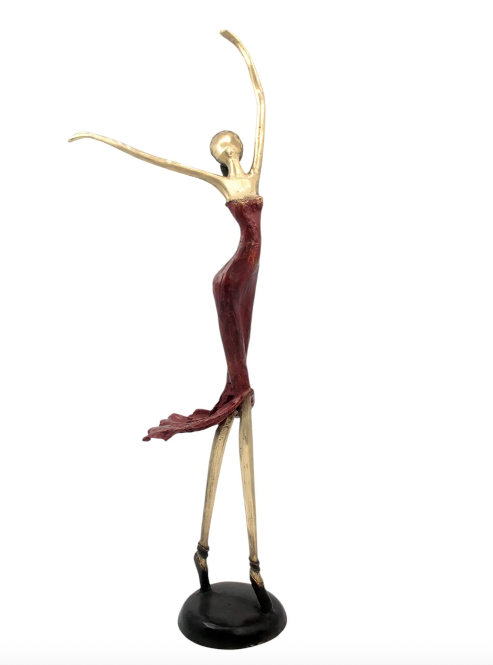 The Dancing Muse 17 - African Bronze Statue