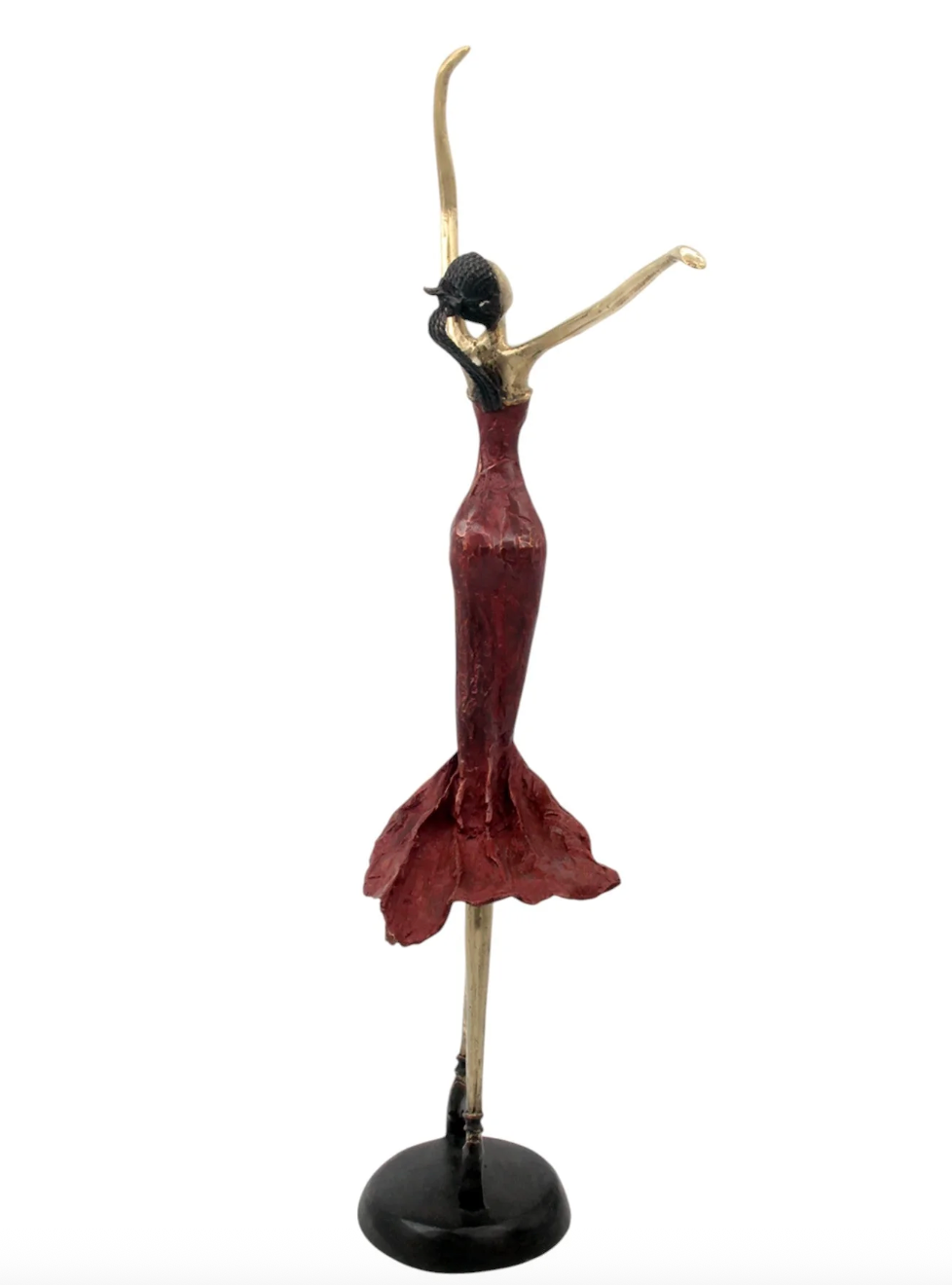 The Dancing Muse 17 - African Bronze Statue