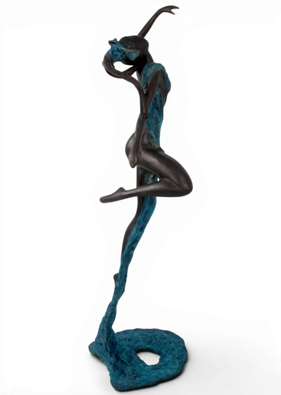 The Dancing Muse 14 - African Bronze Statue