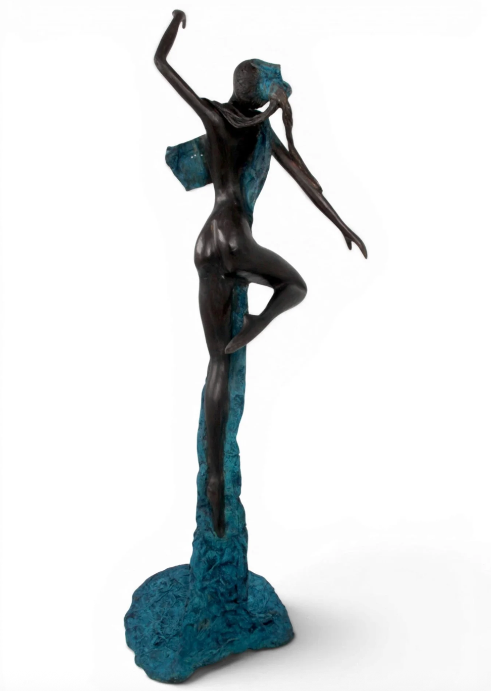 The Dancing Muse 14 - African Bronze Statue
