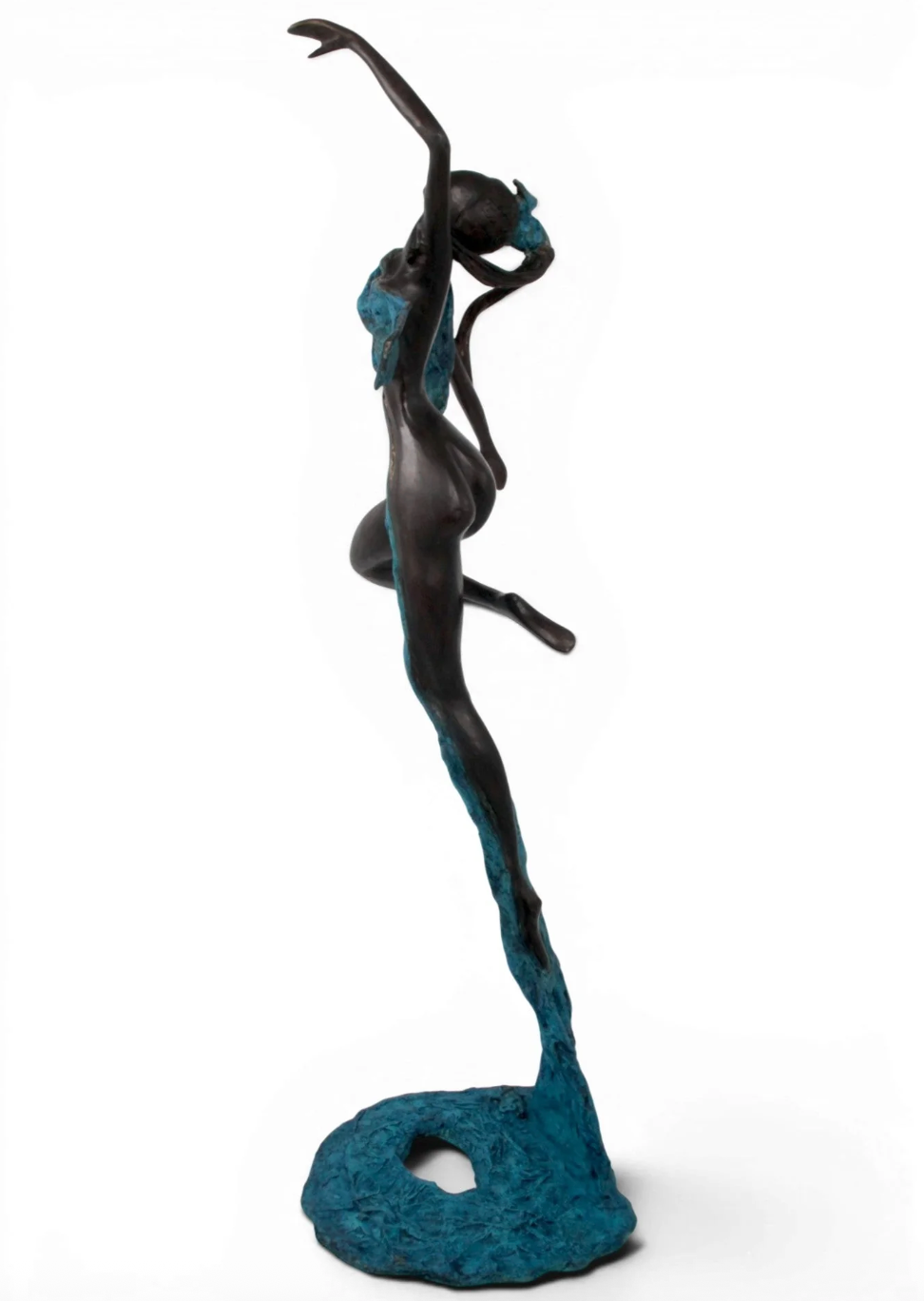 The Dancing Muse 14 - African Bronze Statue