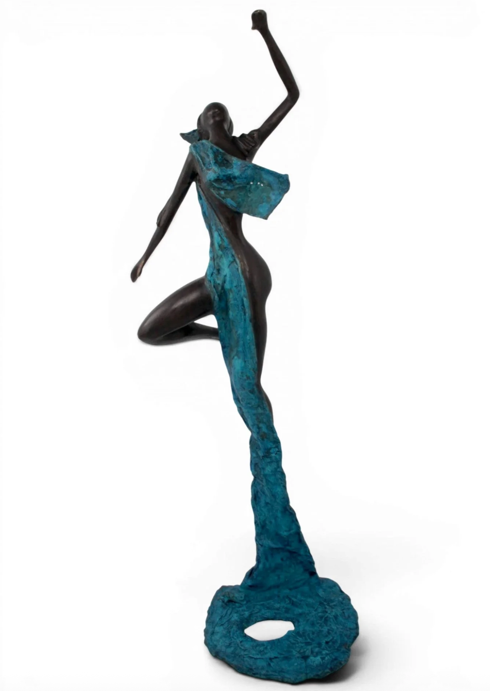 The Dancing Muse 14 - African Bronze Statue