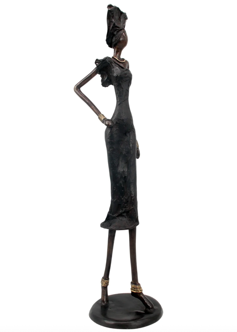 The Muse 35 - West African Bronze Statue