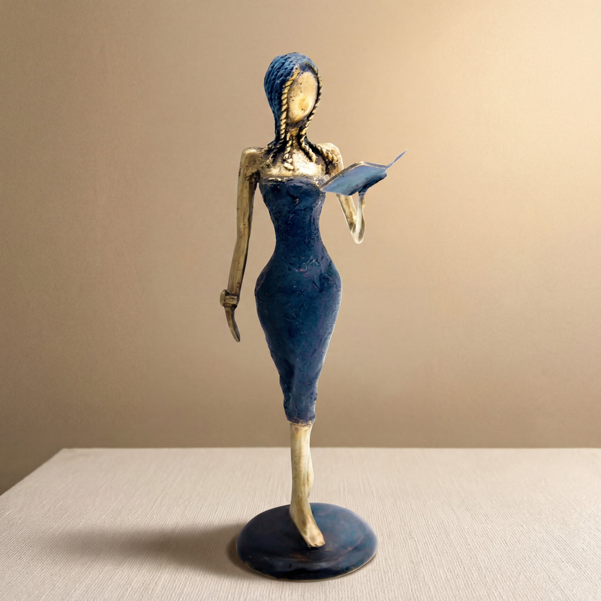 The Muse 01 - West African Bronze Statue
