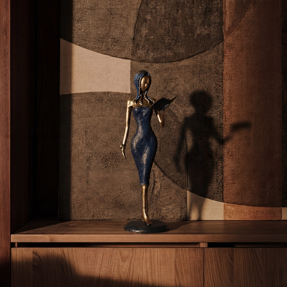 The Muse 01 - West African Bronze Statue