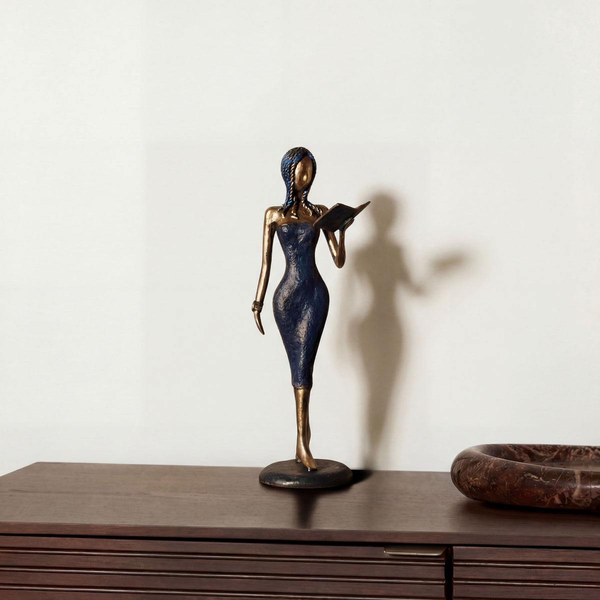 The Muse 01 - West African Bronze Statue