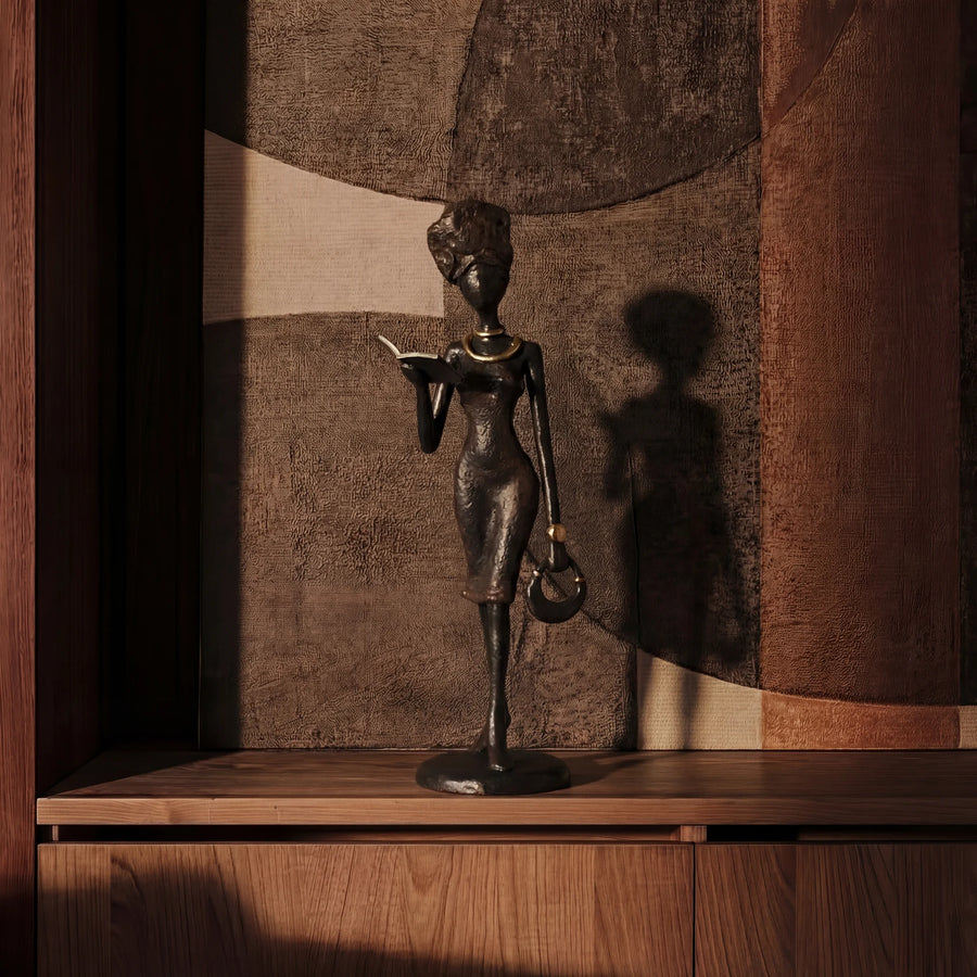 The Muse 02 - West African Bronze Statue