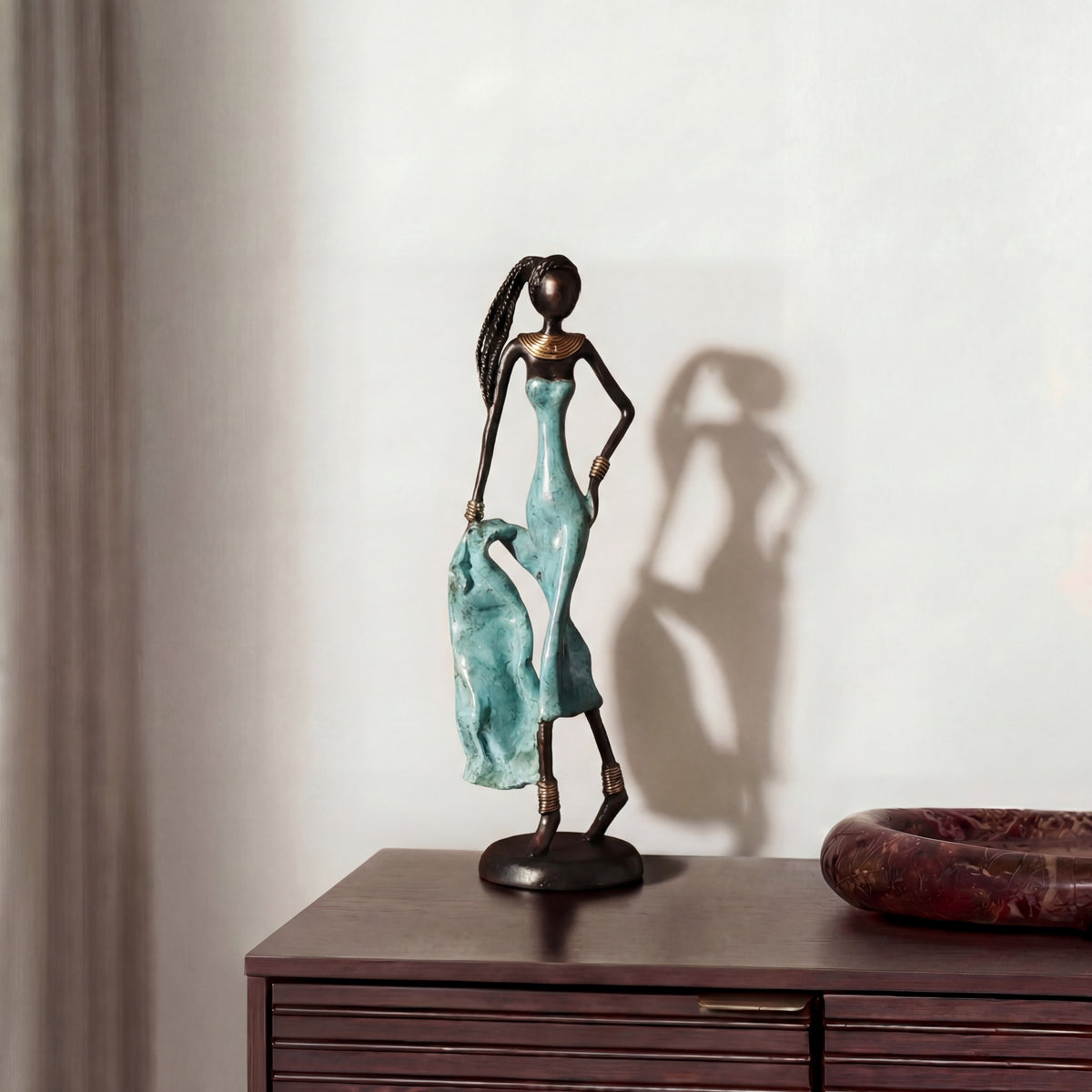 The Muse 05 - West African Bronze Statue