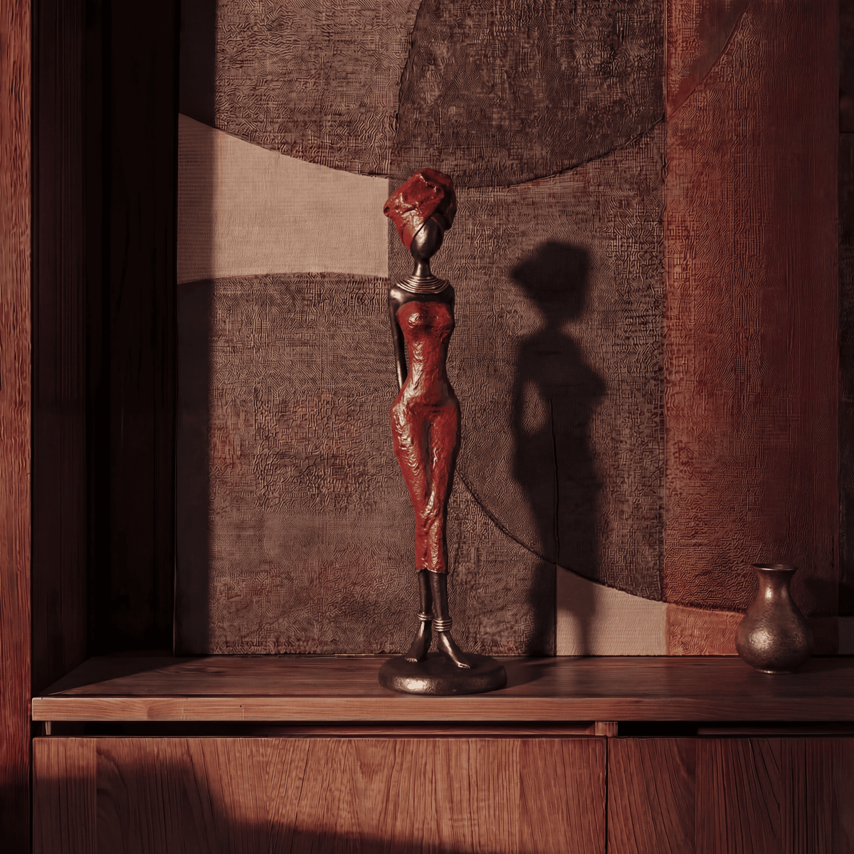 The Muse 06 - West African Bronze Statue