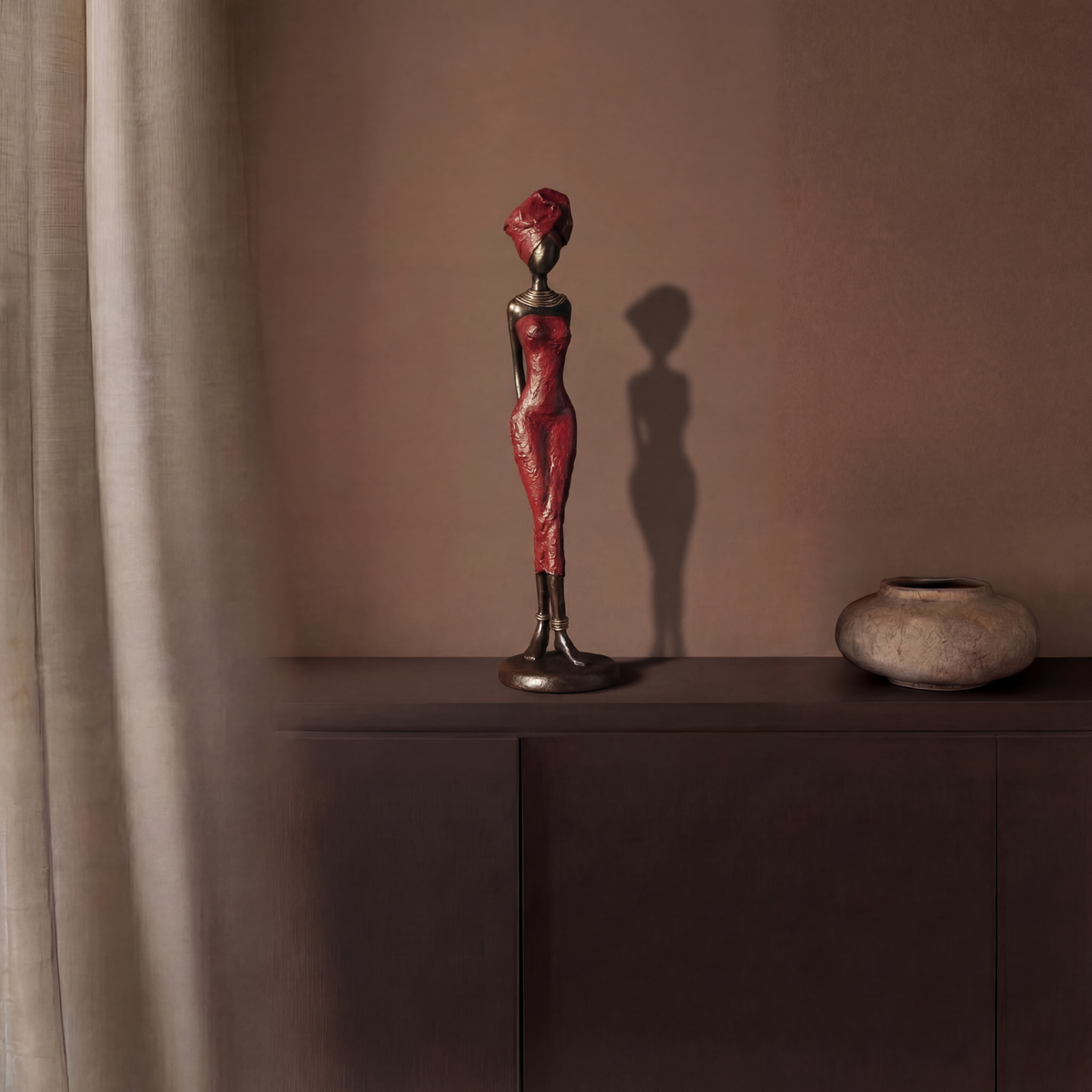 The Muse 06 - West African Bronze Statue