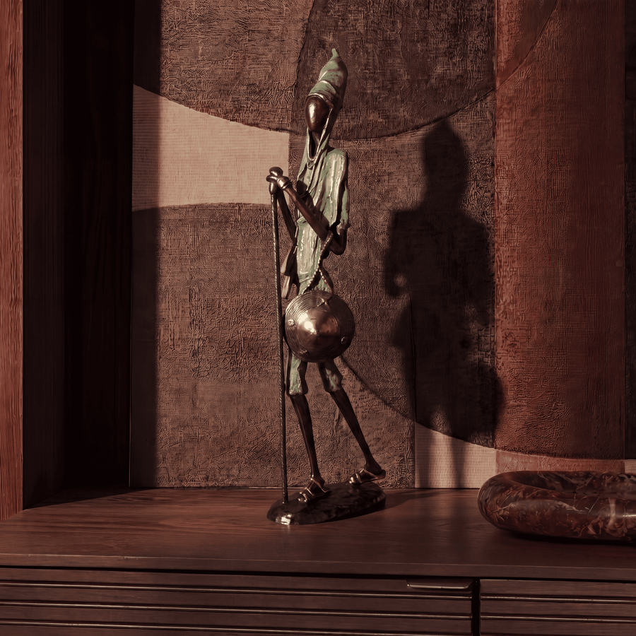 The Dogon Shepherd - Heritage Bronze Statue
