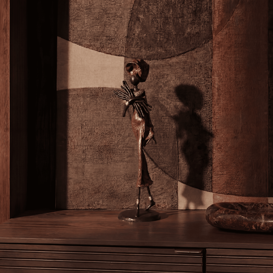 The Muse 22 - West African Bronze Statue