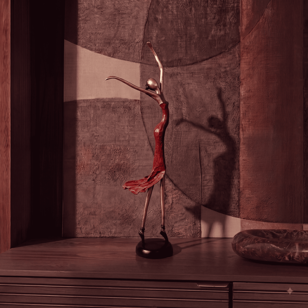 The Dancing Muse 17 - African Bronze Statue
