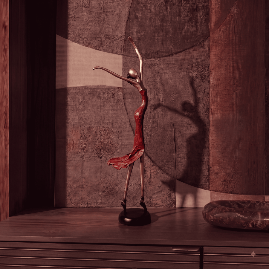 The Dancing Muse 17 - African Bronze Statue