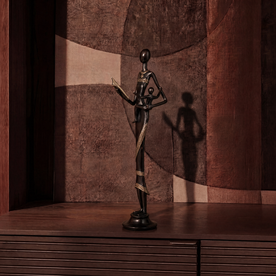 The Muse 30 - West African Bronze Statue