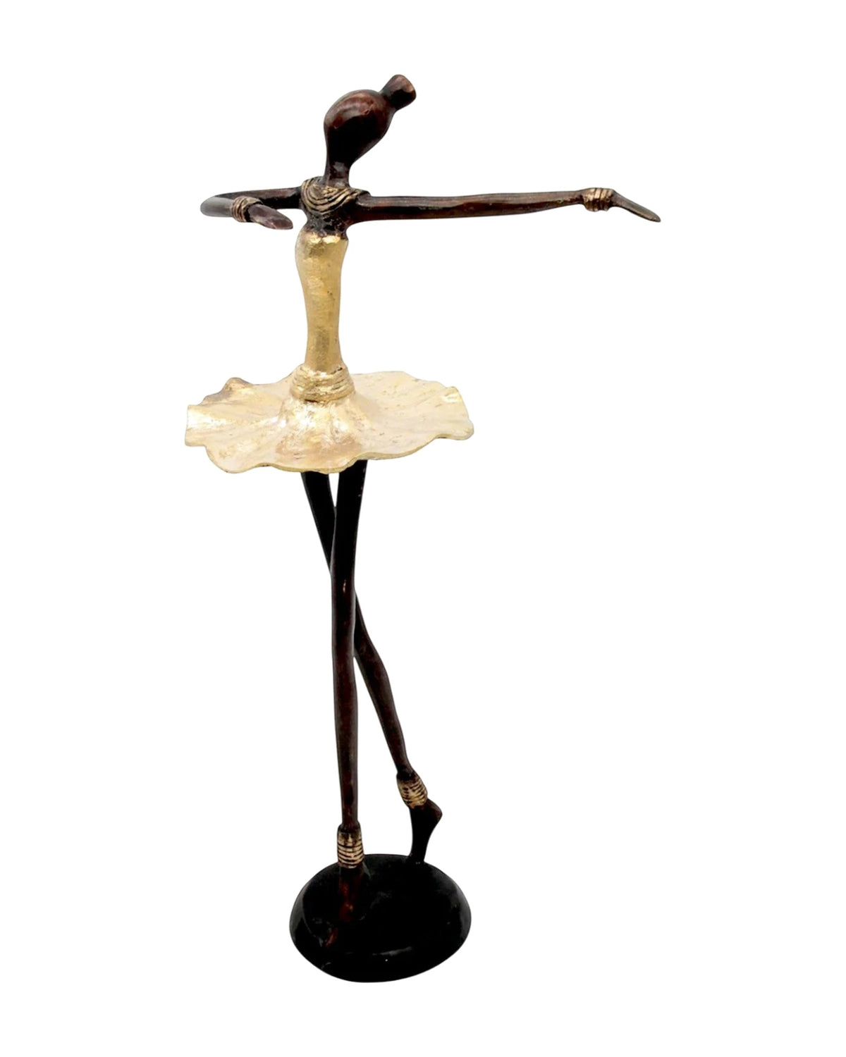 The Ballerina 10, hand-cast bronze sculpture, view 2