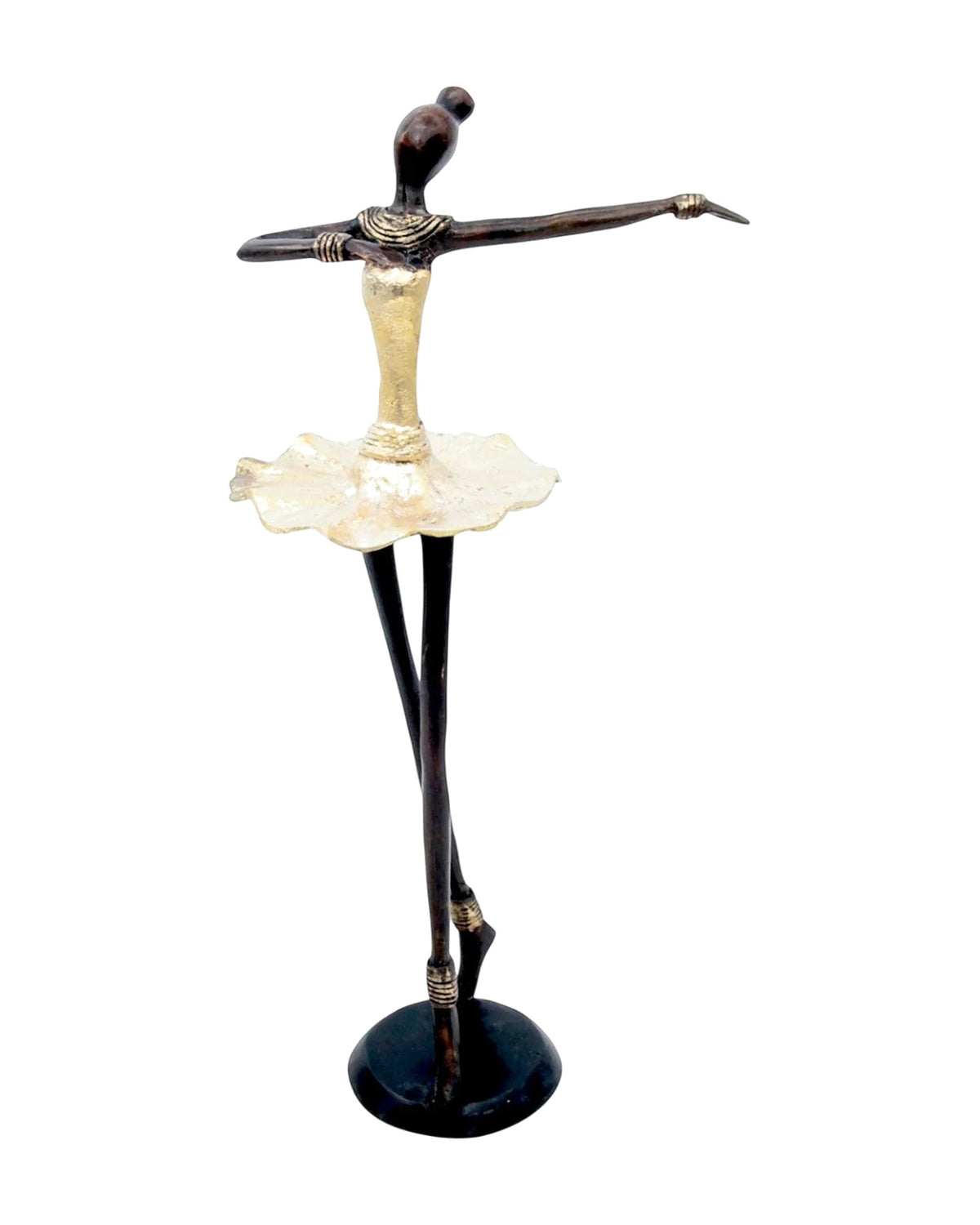 The Ballerina 10, hand-cast bronze sculpture, view 3