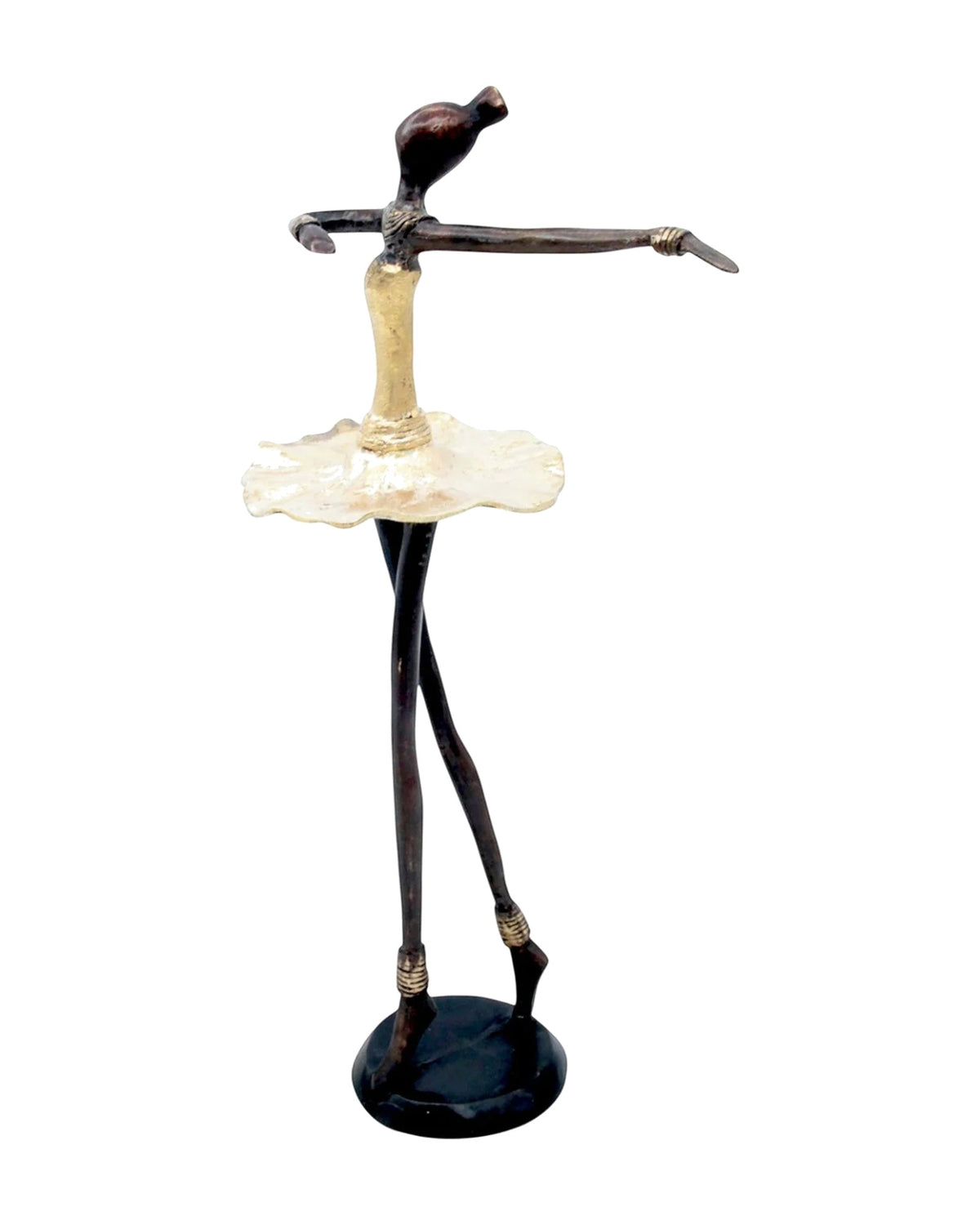 The Ballerina 10, hand-cast bronze sculpture, view 4