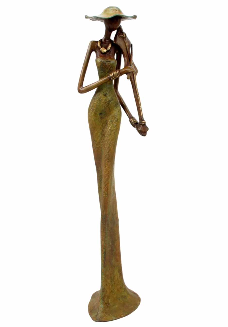 The Muse 20 - West African Bronze Statue