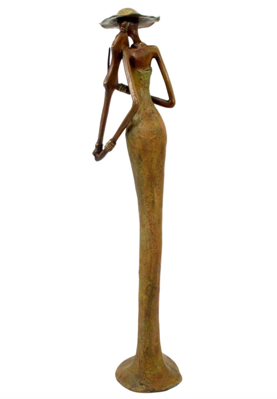 The Muse 20 - West African Bronze Statue