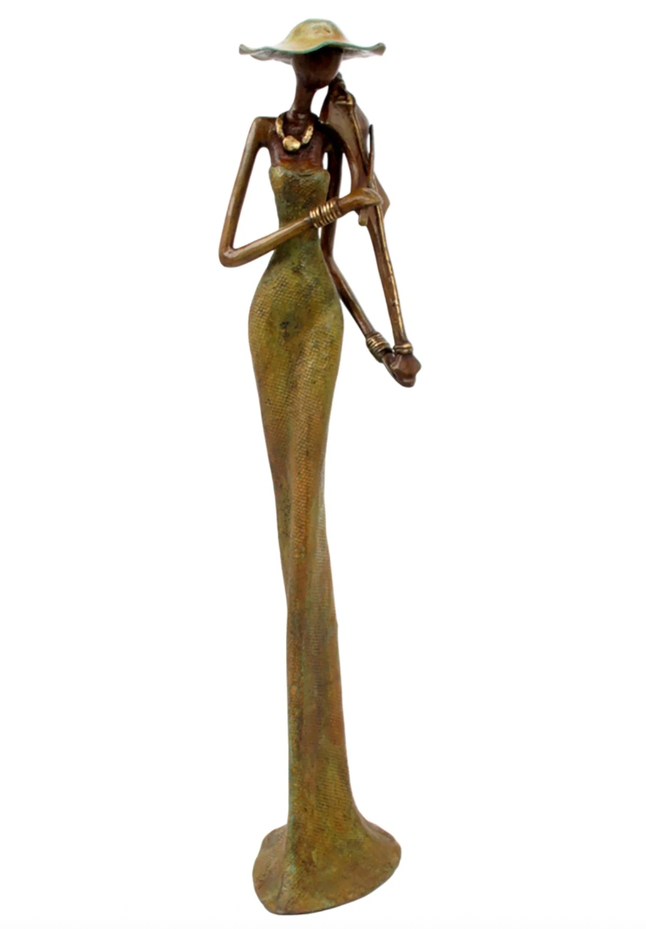 The Muse 20 - West African Bronze Statue