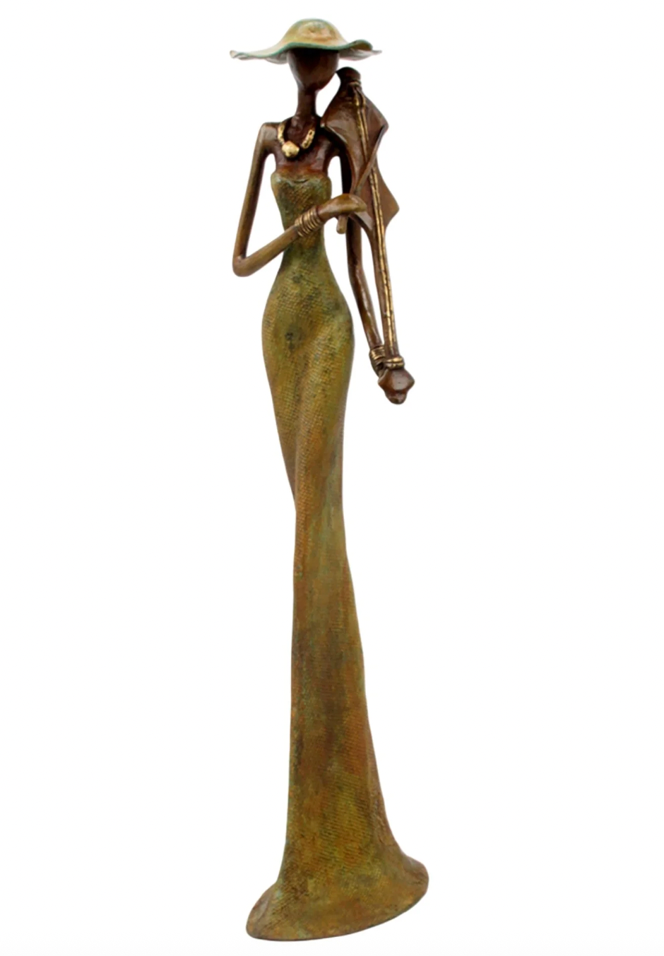 The Muse 20 - West African Bronze Statue