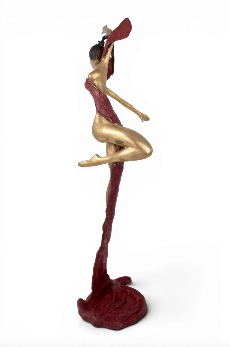 The Dancing Muse 07 - African Bronze Statue