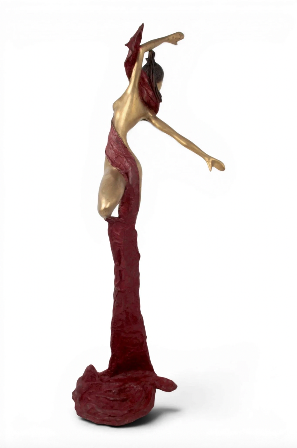 The Dancing Muse 07 - African Bronze Statue
