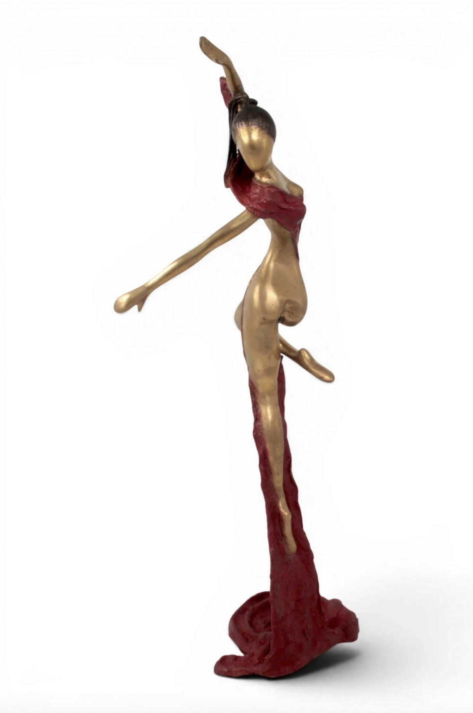 The Dancing Muse 07 - African Bronze Statue
