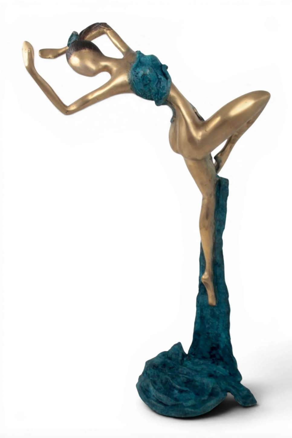 The Dancing Muse 08 - African Bronze Statue