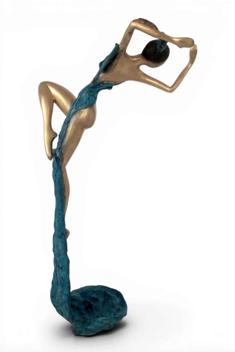 The Dancing Muse 08 - African Bronze Statue