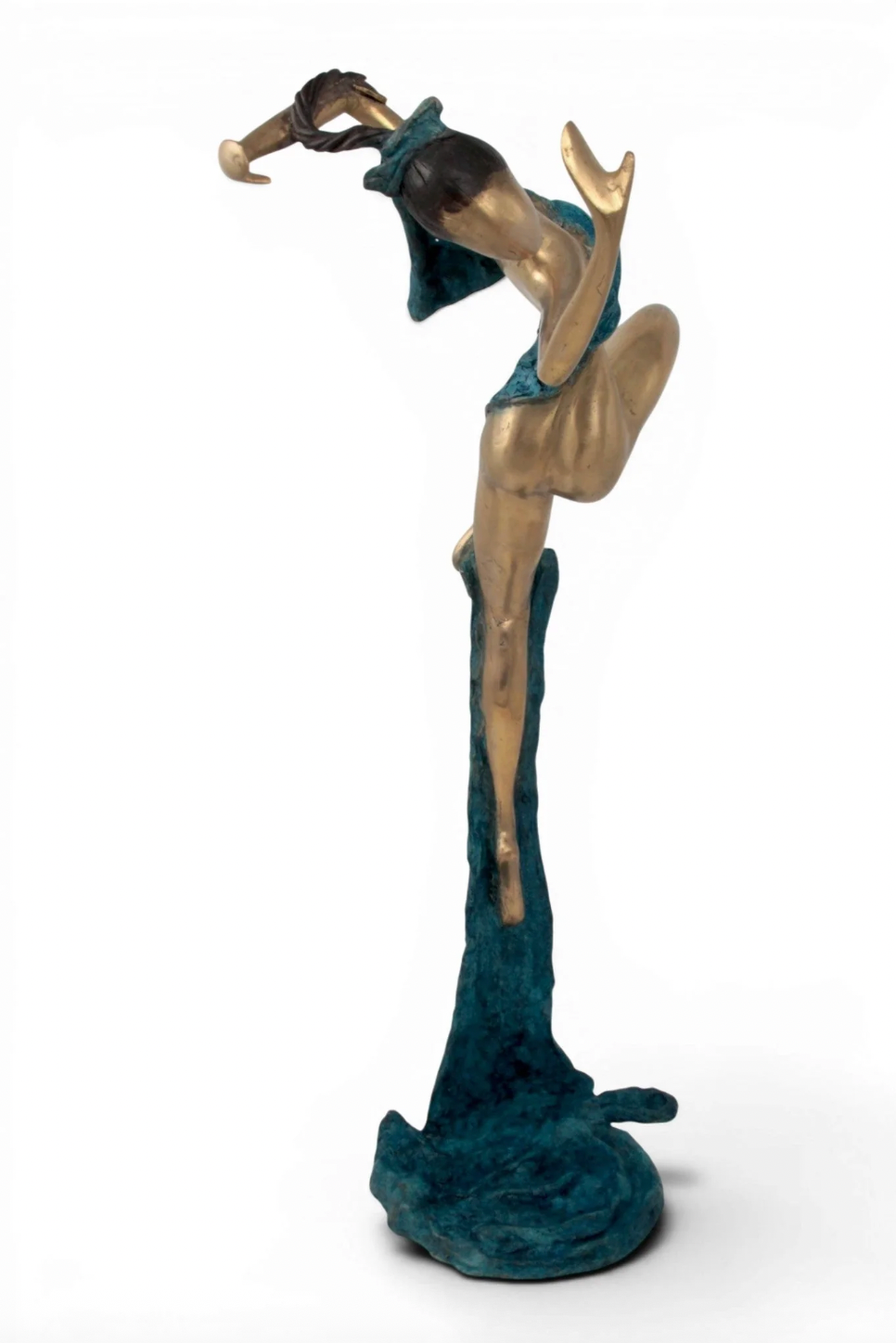 The Dancing Muse 08 - African Bronze Statue