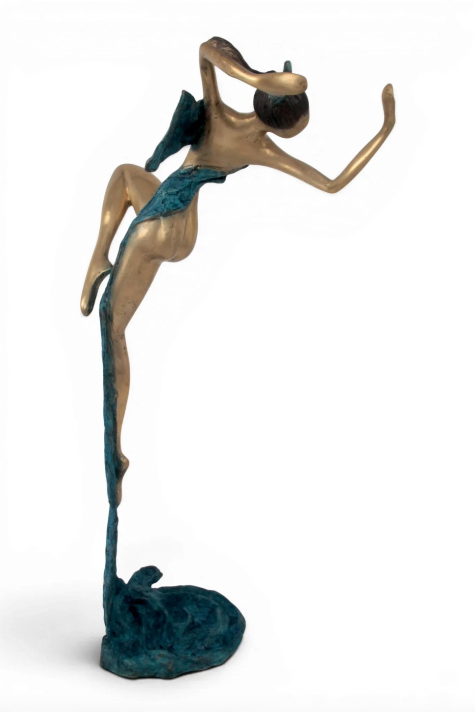 The Dancing Muse 08 - African Bronze Statue