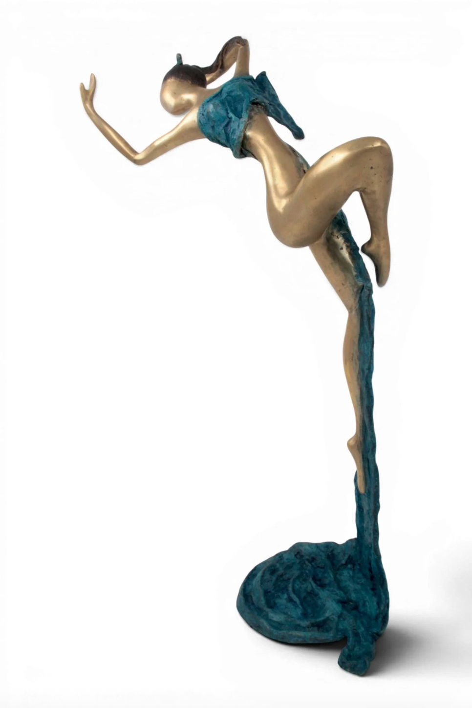 The Dancing Muse 08 - African Bronze Statue