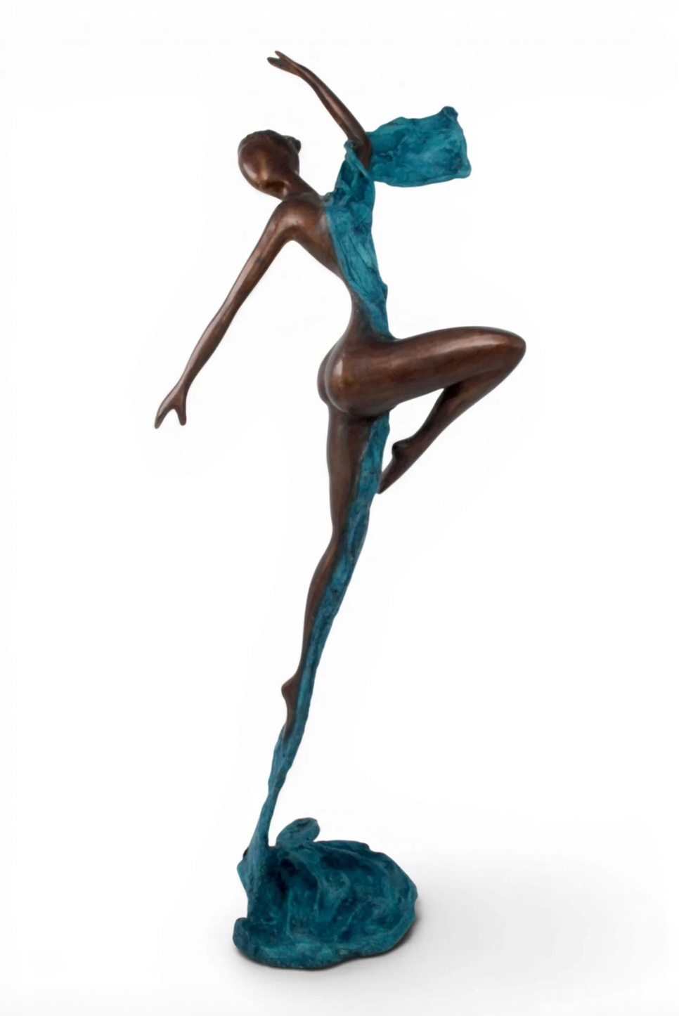 The Dancing Muse 09 - African Bronze Statue