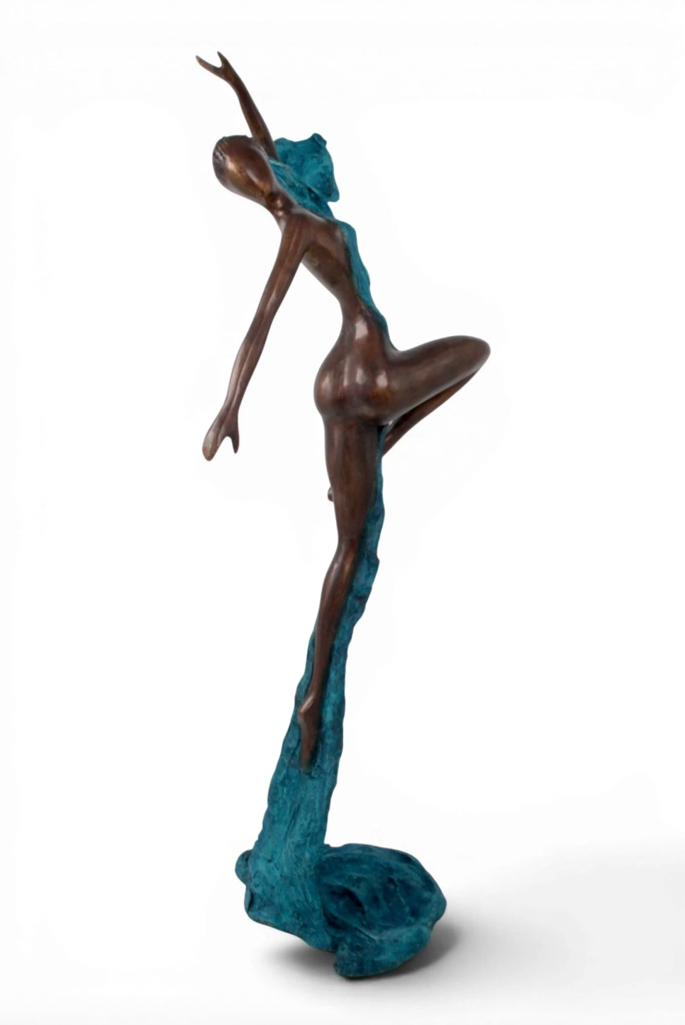 The Dancing Muse 09 - African Bronze Statue