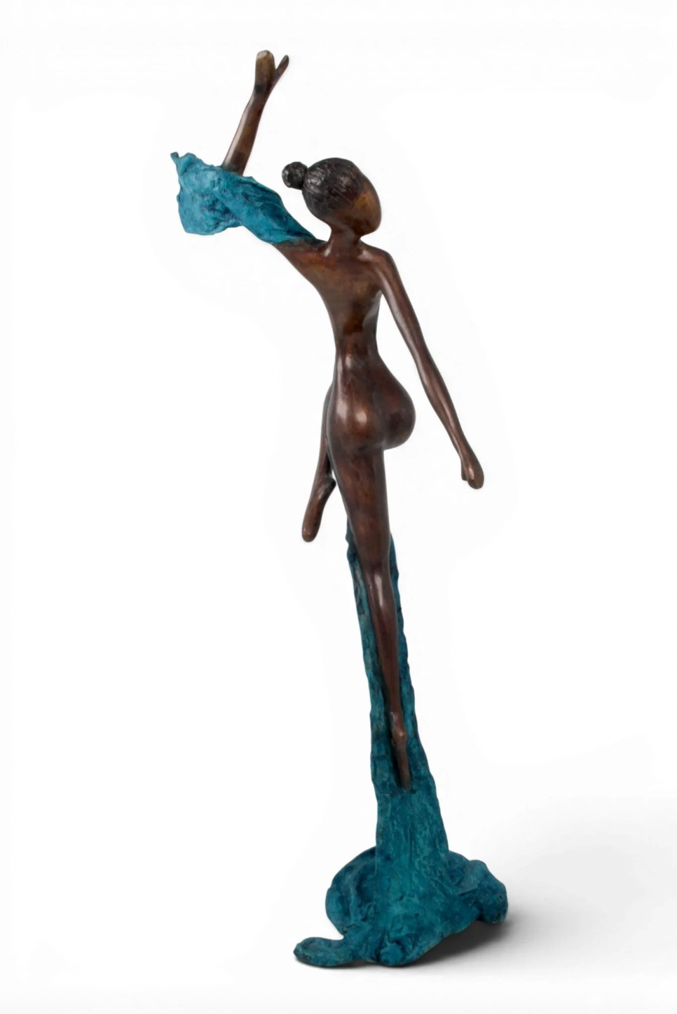 The Dancing Muse 09 - African Bronze Statue