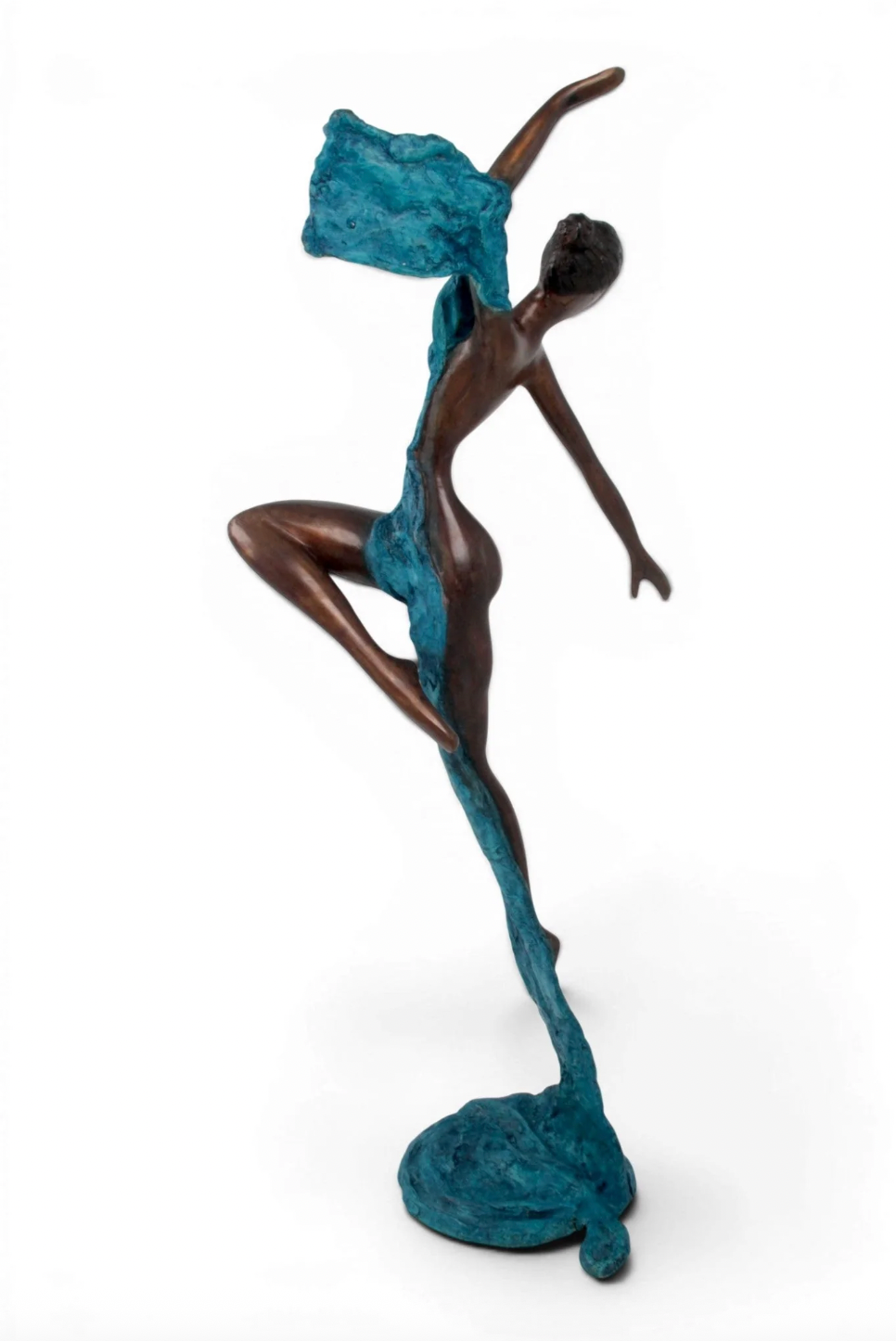 The Dancing Muse 09 - African Bronze Statue