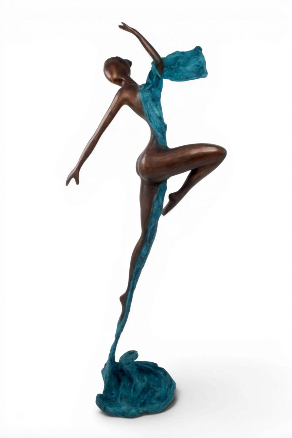 The Dancing Muse 09 - African Bronze Statue