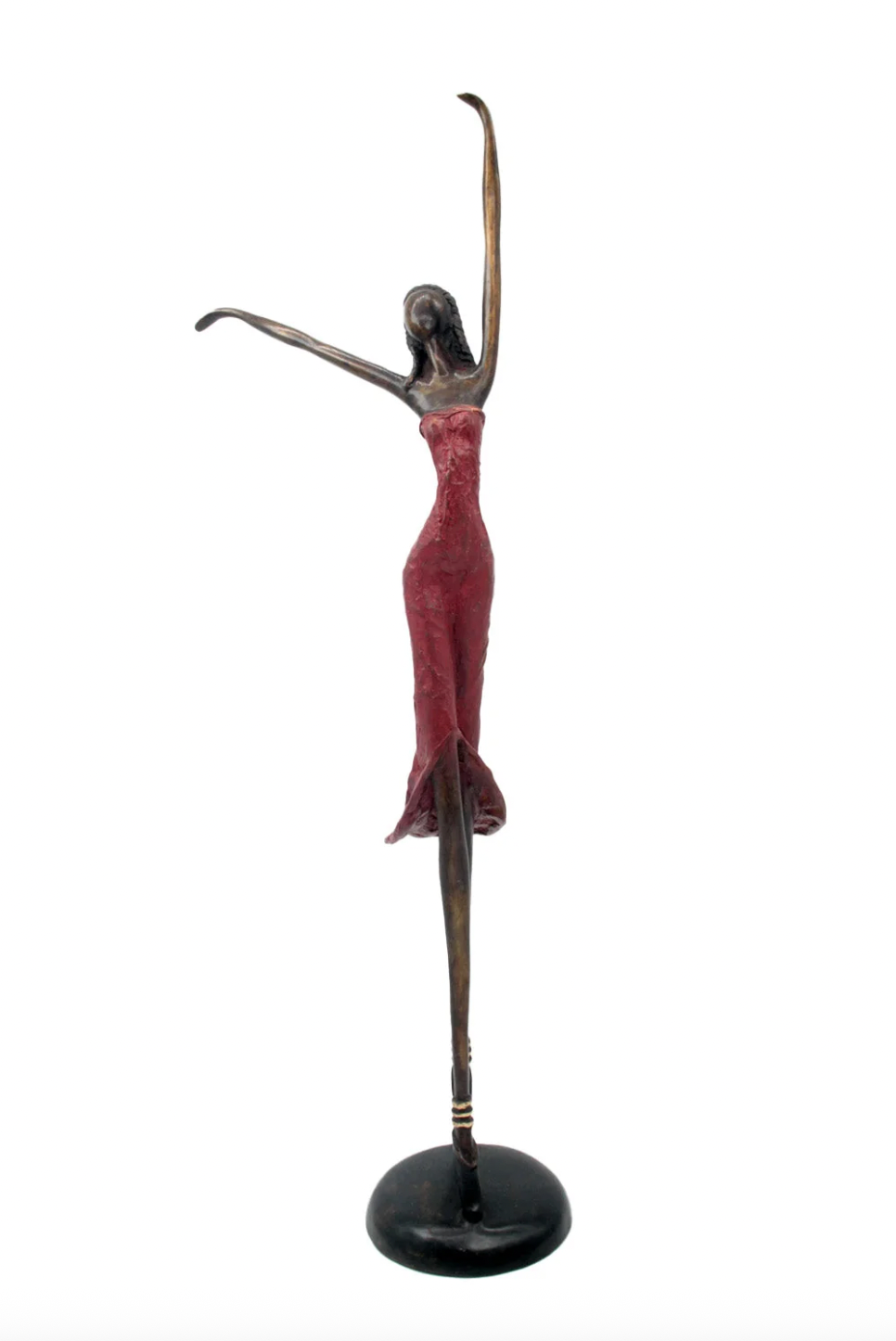 The Dancing Muse 15 - African Bronze Statue