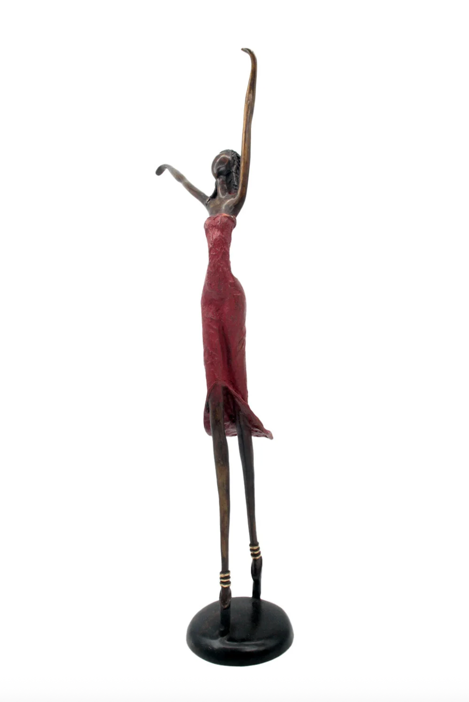 The Dancing Muse 15 - African Bronze Statue
